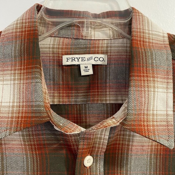 FRYE & CO Men's Classic Copper Brown Shirt Size M‎ - Picture 2 of 5